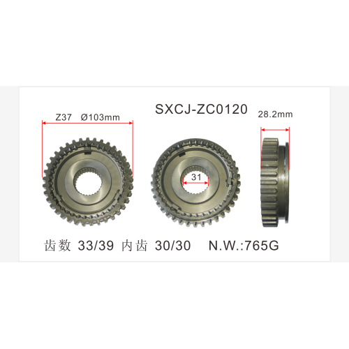 Handbuch für japanische Fahrzeuge Getriebe Synchronizer OEM 33361-35020 Forhaice 3L